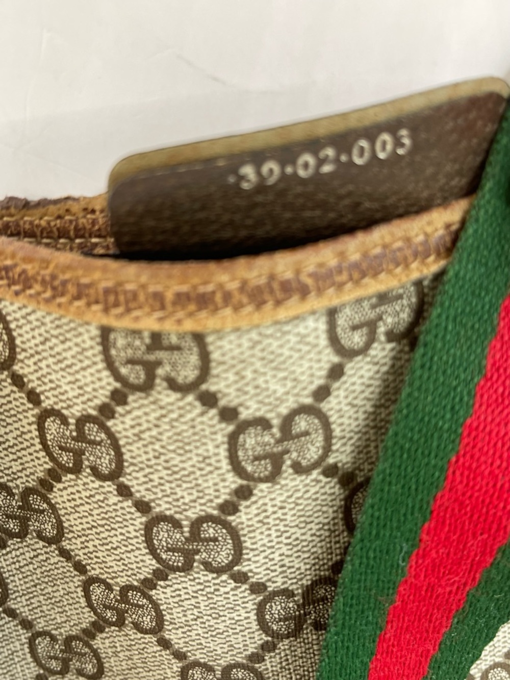 GUCCI CC MONOGRAM SHERRY LINE TOTE - Picture 14 of 15